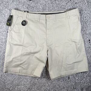 Lee Extreme Motion Shorts Men's Size 50 (BIG AND TALL) Beige Stone Stretch NWTS